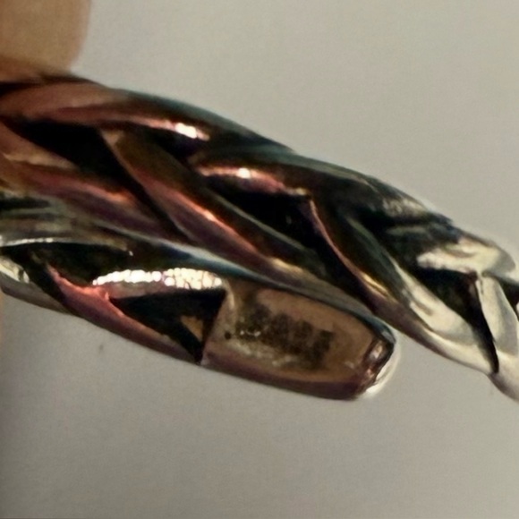 TOE RING Silver 925 Twisted NEW - Picture 5 of 6